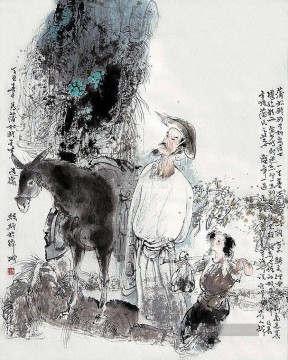Traditionelle chinesische Kunst Werke - Wu Xujing Tinte Mädchen Chinesisch